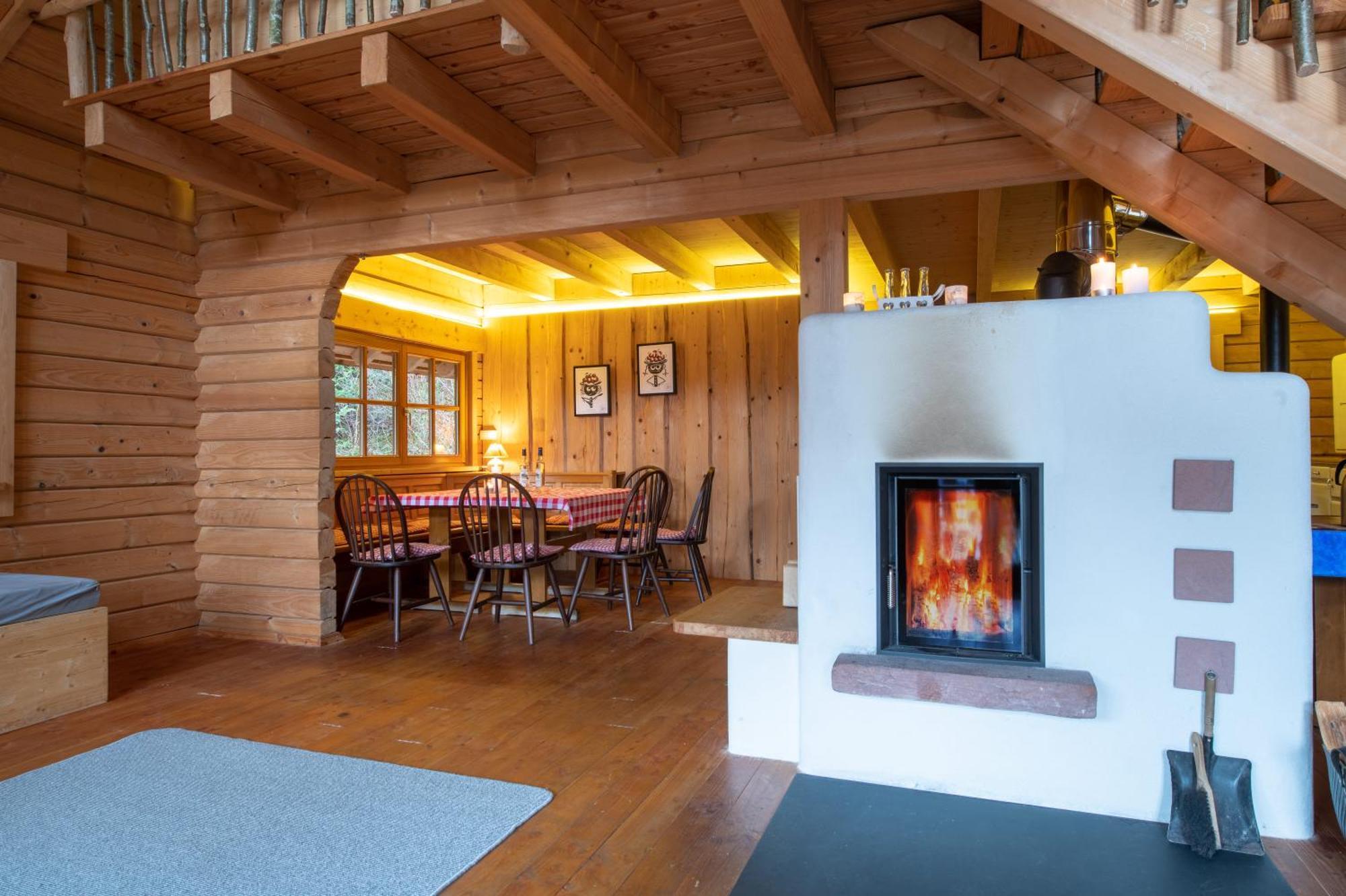 Schwarzwald Blockhaus - Sauna - Kamin - Mit Bettwaesche Und Handtuecher Schenkenzell Exterior foto